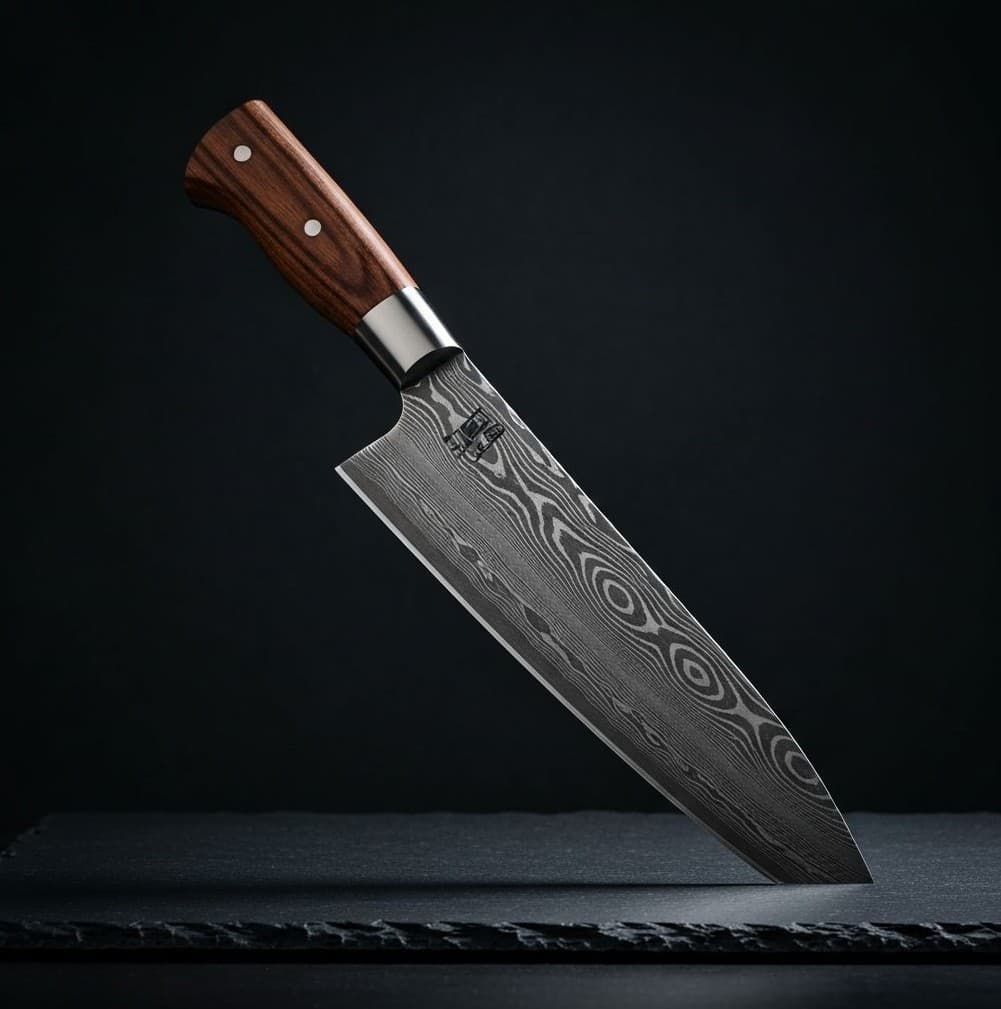 The Damascus Chef - Chef Knife